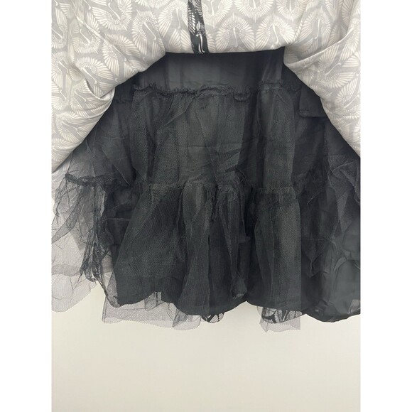 Melissa McCarthy Women’s Pleated Full Circle Skirt Black Bird Plus Size 2XL - Picture 6 of 11